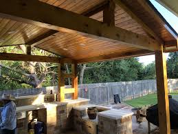 At the most basic level, a pergola is an outdoor structure comprised of columns or posts supporting an open roof of beams and rafters. Austin Decks Pergolas Covered Patios Porches More Archadeck Of Austin