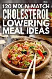 But there are also loads of great filling breakfast options low in sat fats and high in fiber. 30 Days Of Cholesterol Diet Recipes You Ll Actually Enjoy Low Cholesterol Recipes Low Cholesterol Diet Plan Cholesterol Foods