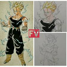 He later grows up to become the ceo of capsule corp.(dragon ball gt) 1 appearance 2 personality 3 biography 3.1 dragon ball z 3.1.1 future trunks. Artstation Dragon Ball Z Trunks Super Saiyan 2 Fernando Ventura