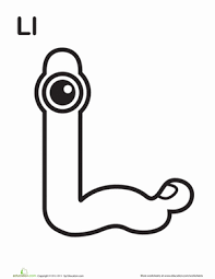 This is an excellent way to incorporate the alphabet into the room's decor. Monster L Worksheet Education Com Monster L Monster Coloring Pages Alphabet