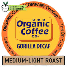 The organic coffee variety is grown without the use of synthetic pesticides and fertilizers, on land that has had a sufficient amount of time to detoxify itself from any chemicals or modified we reviewed the best organic coffee brands available today. The Organic Coffee Co Gorilla Decaf 12 Ct Natural Water Processed Medium Light Roast Compostable Coffee Pods K Cup Compatible Including Keurig 2 0 Walmart Com Walmart Com