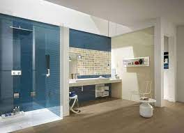 Colore Pareti Bagno Bagno Bagni Piastrelle Blu Bagno Blu
