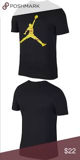Black And Yellow Jordan Shirt Air Jordan Last Shot Gfx T Shirt All Sizes Item Air Jordan Last Shot Gfx T Shirt Color Black Yellow Style Numb Colorful Shirts Yellow Fashion Jordan Shirts