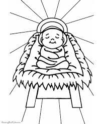 You could create a foam core backing or simply cut and . Baby Jesus In A Manger Pictures Coloring Home