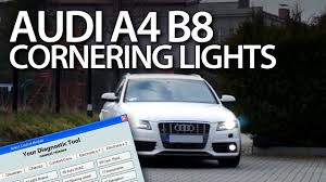 How To Enable Cornering Lights In Audi A4 B8 2008 2015 Vcds Activation S4 Rs4 Audi Audi A4 Lights