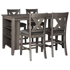 Maybe you would like to learn more about one of these? Ashley Furniture Signature Design Caitbrook D388 13 4x124 Relaxed Vintage Five Piece Kitchen Island Chair Set Del Sol Furniture Pub Table And Stool Sets