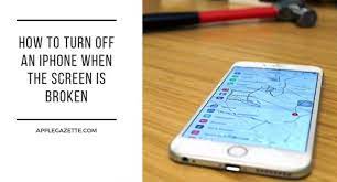 Here is an informative video how to fix an iphone 7 or 7 plus if you get a frozen screen and cannot reboot your phone. How To Turn Off An Iphone When The Screen Is Broken Applegazette