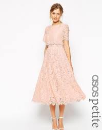 Asos Petite Salon Lace Crop Top Midi Prom Dress At Asos Com Cocktail Dress Lace Simple Dresses Lace Crop Tops