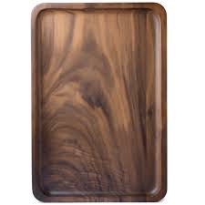 Add rustic touches to your space coffee table tray! Amazon Com Bamber Wood Rectangular Serving Trays Medium Black Walnut Serving Trays Serving Tray Wood Wooden Tray Wooden Serving Trays