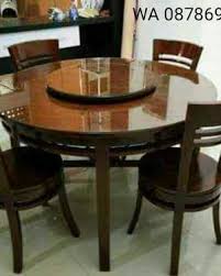 Harga kursi sofa tamu minimalis. Meja Makan Bundar Bulat Minimalis 4 Kursi Kayu Jati Berkualitas Jepara Bezatish Furniture Produsen Mebel Jepara Bahan Jati Berkualitas Gratis Ongkir Se Pulau Jawa