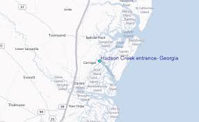 Hudson Creek Entrance Georgia Tide Station Location Guide