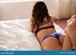 Girl in underwear stock image. Image of indoor, room - 46151317