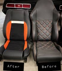 Leather Hot Rod Interior Alcantara Suede Modern Meets Muscle Interior By Knish Kustomz Leather Camaro Interior Custom Center Console