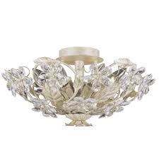 Crystal Flowers Ceiling Light Shades Of Light Crystorama Ceiling Lights Light Fixtures Flush Mount