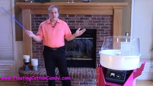 Floating Floss With The Robo Jetfloss Cotton Candy Machine Youtube