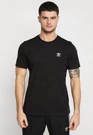 ⭐️ ark industries offers custom printing & embroidery services in singapore. Adidas Originals Adicolor Essential Tee T Shirt Print Black Schwarz Zalando De