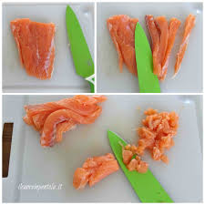 Tartare di salmone affumicato e avocado. Tartare Di Salmone Marinato E Avocado Ricetta Il Cuore In Pentola