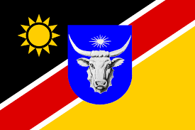 On the left upper triangle is a sun. Redesign Of The Namibian Flag In A German And Colonial Style Maybe Namibia As German State Vexillology
