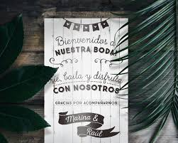 Estoy pensando ya en la boda. Cartel Bienvenidos A Nuestra Boda Impreso En Soporte Rigido Bienvenidos A Nuestra Boda Decoracion De Unas Decoracion Bodas