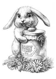 Little Animals Cute Drawings Animal Drawings Bunny Art