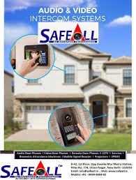 Safeall Video And Audio Door Phone On Cheapest Price Video Camera Video Door Phone Home Security Systems