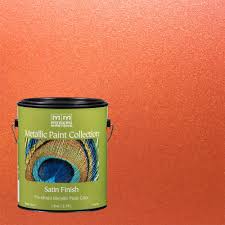 It has a hue angle of 25 degrees, a saturation of 100% and a lightness of. Modern Masters 1 Gal Burnt Orange Water Based Satin Metallic Interior Paint Me702gal The Home Depot