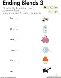 Initial and final consonant worksheet. Beginning Consonants Practice Education Com