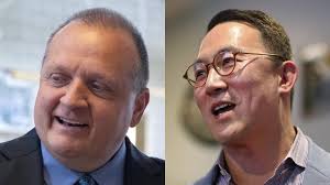 Pritzker antagonist Thomas DeVore and repeat candidate Steve Kim square off  in GOP primary for attorney general
