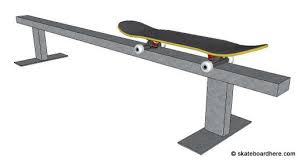 To create the adjustable leg, the section of the foot where will have to set the leg of the rail; A Skateboard Rails Let You Slide And Grind