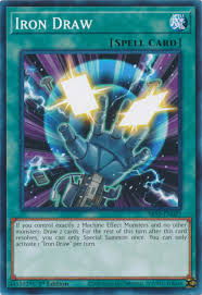 Return target creature card from your graveyard to the battlefield. Iron Draw Yugipedia Yu Gi Oh Wiki