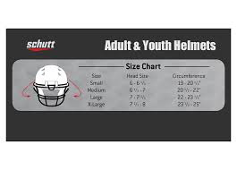 schutt helmet size chart jpg