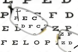 Eyeglasses And Eye Test Chart Stock Photo Buradaki 5659752