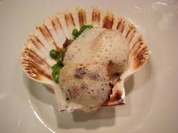 Scottish Scallops In The Shell At Monteith S Restaurant Edinburgh Food Eggs Benedict Scallops