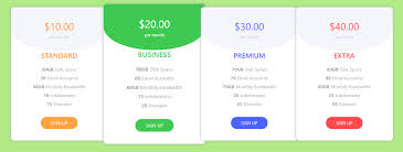 (supports bootstrap, semantic ui, bulma, material design, foundation, vue.js). 11 Bootstrap Pricing Table Examples