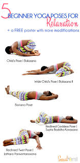 5 Beginner Yoga Poses For Relaxation Easy Yoga Workouts Yoga Poses For Beginners Yoga For Beginners