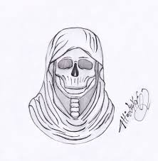 El esgrafiado un repujado dibujo de lápiz View 20 Dibujos De La Santa Muerte Para Dibujar A Lapiz