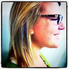 Hair feather extension from @Birchbox. Super cute!!