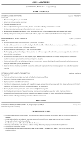 Customise the template to showcase your experience, skillset and accomplishments, and highlight your most relevant qualifications for a new bank internal auditor job. Internal Audit Associate Resume Sample Mintresume