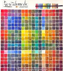 The idea here is multiple and meaningful exposure. Guide To Watercolor Mixing Charts Plus Free Color Chart Printables Scratchmade Journal