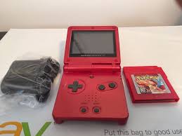 Nintendo Game Boy Advance Sp Fire Red Pokemon Red Nintendo Gameboy Game Boy Advance Sp Nintendo Game Boy Advance