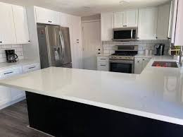 Light gray kitchen cabinets are the perfect choice for that high end custom kitchen look as seen on hgtv for a budget minded consumer. Kitchen And Restroom Remodel Nochis Construction Services ÙÛØ³Ø¨ÙˆÚ©