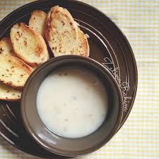 Add bread, and stir to coat. Mushroom Soup Garlic Bread Garlic Bread Food Mushroom Soup