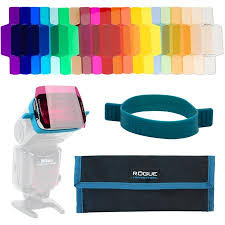 Expoimaging Rogue Gels Universal Lighting Filter Kit For Flashes Set Of 20 Roguegel U