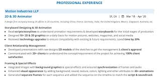 As part of their job, 3d animators design complex animation elements, edit static images to produce the illusion of motion, … Animation Resume The 2021 Guide With 20 Animation Resume Samples