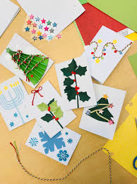 Large christmas card, pan down to artist painting. Christmas Card Ideas Martha Stewart