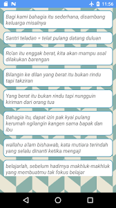 Nah, mungkin langsung saja kamu bisa menikmati sambil mencari inspirasi kata kata dan caption romantis kekinian. Updated Kata Mutiara Santri Android App Download 2021