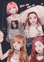 Looking for the best blackpink wallpapers? Background Blackpink Anime Wallpaper