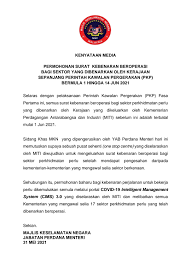 Jika anda perlu hadir ke pejabat atau merentas daerah/negeri ketika pkp/pkpb kerana urusan penting, disini kami sediakan contoh surat pelepasan bekerja pkpb / pkp & borang permit rentas negeri untuk rujukan. Skmm Menyediakan Surat Kebenaran Untuk Industri Komunikasi Dan Multimedia Beroperasi Sepanjang Tempoh Pkp Fasa 1