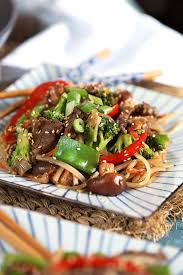 Easy Beef Stir Fry With Rice Noodles Recipe Beef Stir Fry Rice Noodles Stir Fry Easy Beef Stir Fry