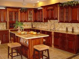 pure kitchens with cherry cabinets